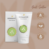 Dermavive Hydra Cleanser gently cleanses & hydrates all skin types. This soap-free, pH-balanced cleanser removes dirt without stripping essential oils. Get soft, moisturized skin!