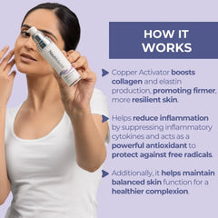Fight wrinkles and achieve a radiant complexion with Neutriderm Copper Activator Serum. This powerful formula with Copper PCA helps boost collagen production for visibly smoother and brighter skin.