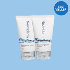 Neutriderm Moisturising Face & Body Lotion For Dry, Aging, Wrinkles, Acne, Red Skin With Vitamin E - 125ml (Pack of 2)