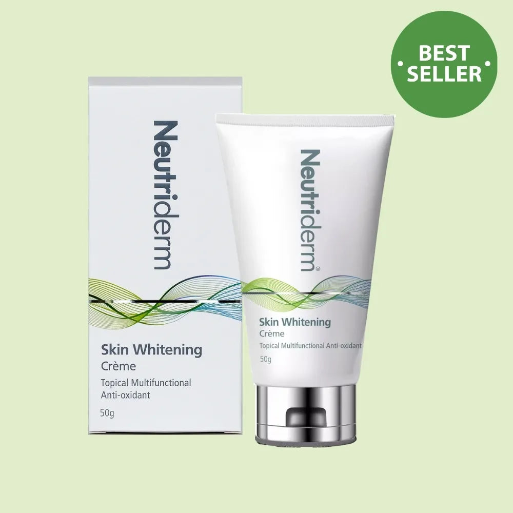  Say goodbye to dark spots with Neutriderm Whitening Creme. Formulated with potent ingredients to inhibit melanin build-up and restore your skin’s youthful radiance.