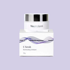  Looking for a facial scrub to brighten and smooth your skin? Neutriderm C Scrub with Vitamin C exfoliates & targets dark spots, revealing a radiant you.