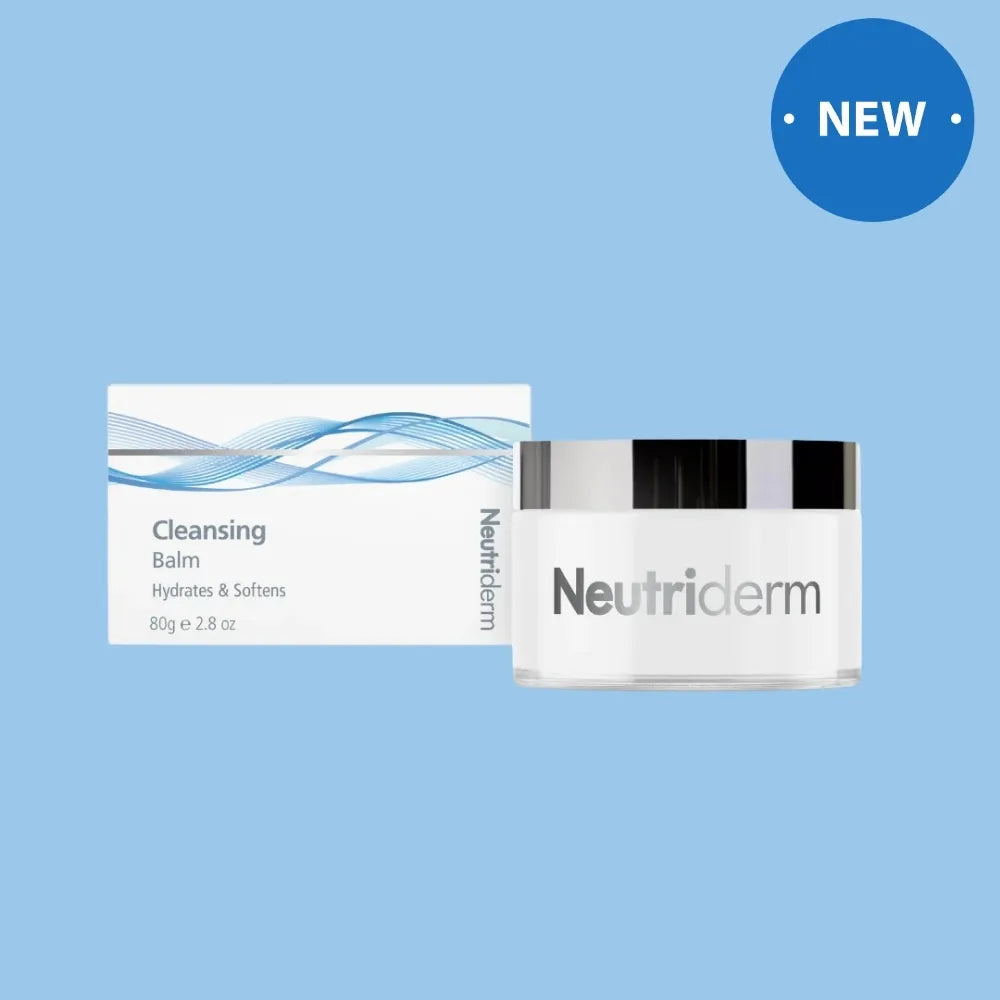  Elevate your skincare routine with Neutriderm Cleansing Balm. This gentle, balm-to-oil cleanser dissolves stubborn makeup and impurities, leaving your skin soft, supple, and refreshed. Suitable for all skin types.