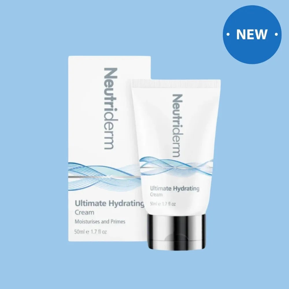  Unlock the secret to radiant, supple skin with Neutriderm Ultimate Hydrating Cream. This pH-balanced moisturiser brightens skin tone, minimizes imperfections, and provides lasting hydration for a youthful glow.