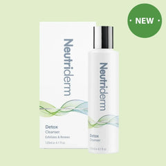  Experience the Neutriderm Detox Cleanser: a gentle formula with Glycolic Acid and Sodium PCA that removes impurities, revealing brighter, hydrated skin. Ideal for daily use. Order now!