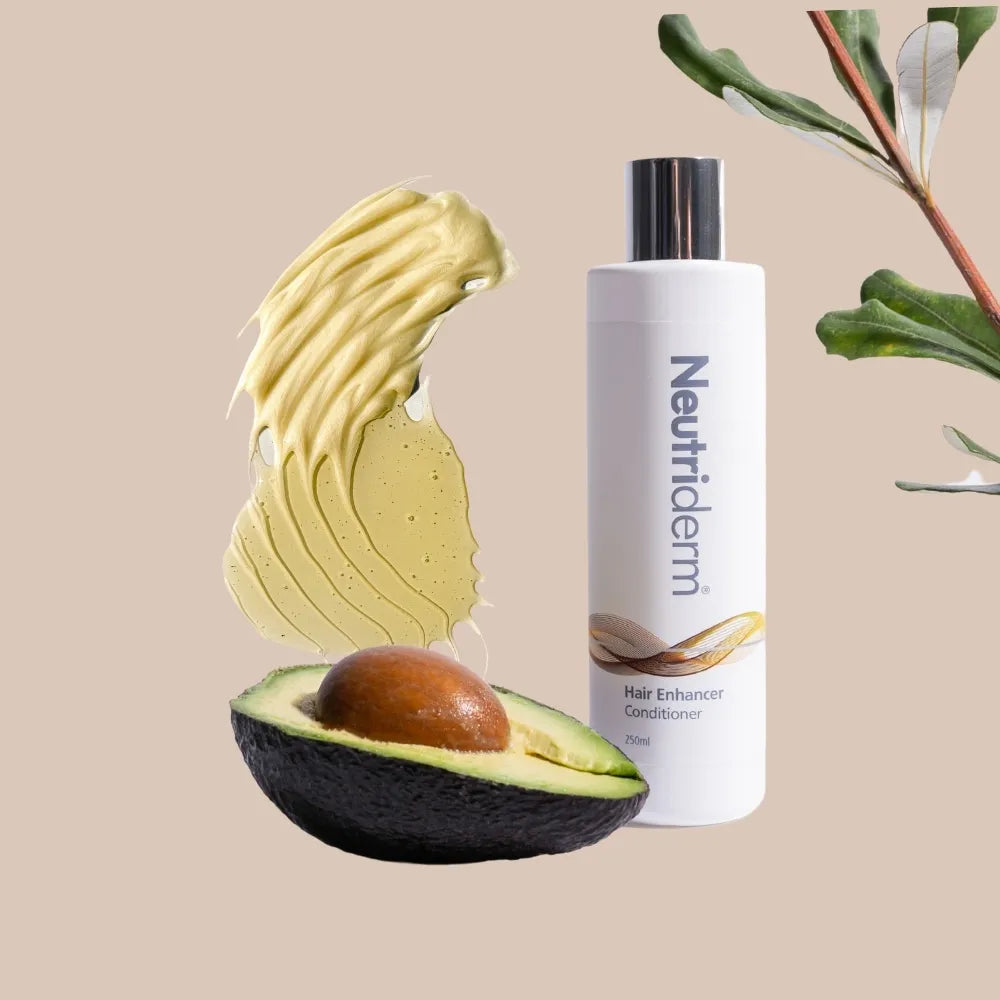  Give your hair the boost it deserves! Neutriderm Hair Enhancer Conditioner strengthens hair, prevents breakage, and enriches the scalp with botanical extracts and Vitamin E. Shop now for healthier, shinier hair!