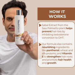  Neutriderm Hair Enhancer Shampoo is a natural solution to fight hair loss and breakage. Made with nourishing ingredients, this shampoo helps strengthen and revitalize hair for a healthier, fuller look.