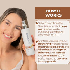  Looking to combat hair loss? Neutriderm Hair Enhancer Lotion can help. This clinically proven formula reduces hair loss and stimulates hair growth for healthier, more voluminous hair. 
