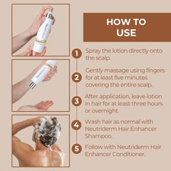  Get the hair you've always dreamed of with the Neutriderm Volumising Bundle. This 3-piece set includes a shampoo, conditioner, and lotion formulated to promote thicker, fuller hair.