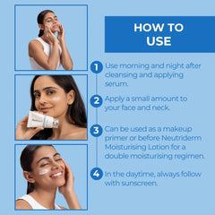  Unlock the secret to radiant, supple skin with Neutriderm Ultimate Hydrating Cream. This pH-balanced moisturiser brightens skin tone, minimizes imperfections, and provides lasting hydration for a youthful glow.