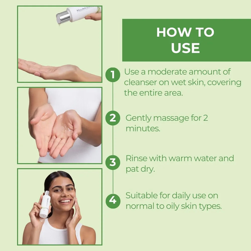  Experience the Neutriderm Detox Cleanser: a gentle formula with Glycolic Acid and Sodium PCA that removes impurities, revealing brighter, hydrated skin. Ideal for daily use. Order now!