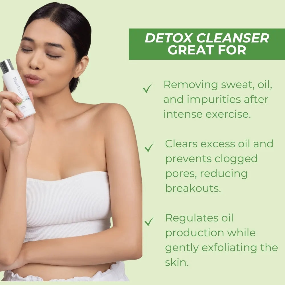  Cleanse, hydrate, and rejuvenate your skin with NeutriDerm's best-selling bundle. The ND Detox Cleanser and Moisturising Lotion work together for flawless results.