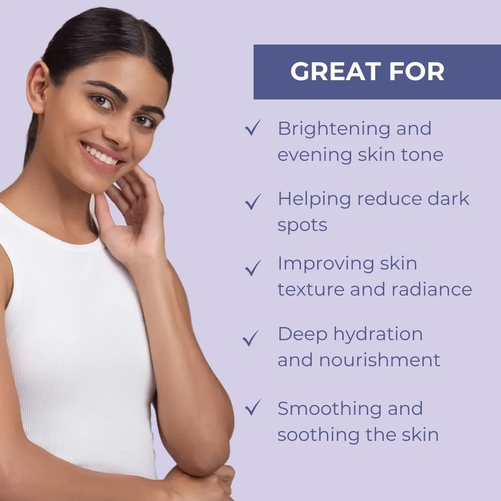  Achieve a radiant, even skin tone with Neutriderm's Brightening Body Lotion. This pH-balanced formula with Retinol & Niacinamide hydrates reduces dark spots and combats early signs of aging.