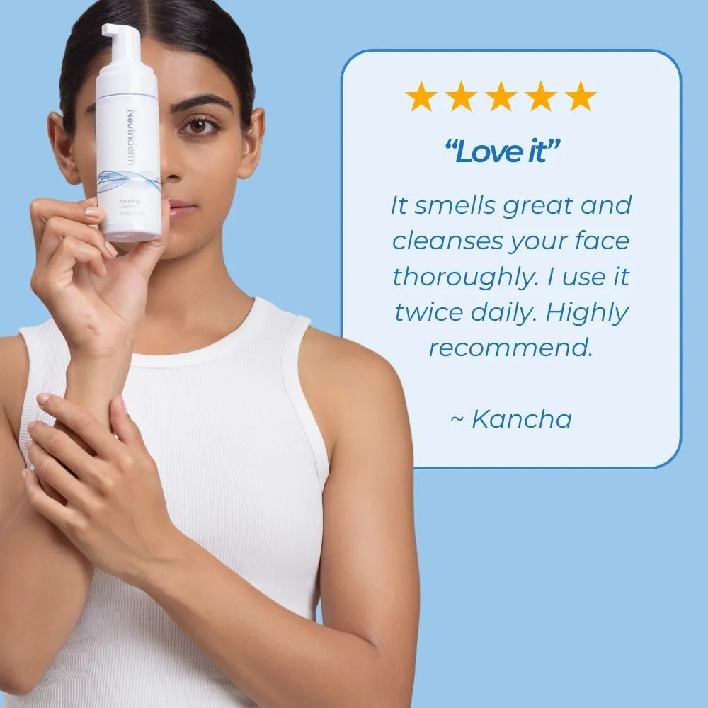  Transform your skincare routine with Neutriderm Foaming Cleanser. Removes dirt, oil, and impurities without drying your skin. Ideal for everyday freshness.