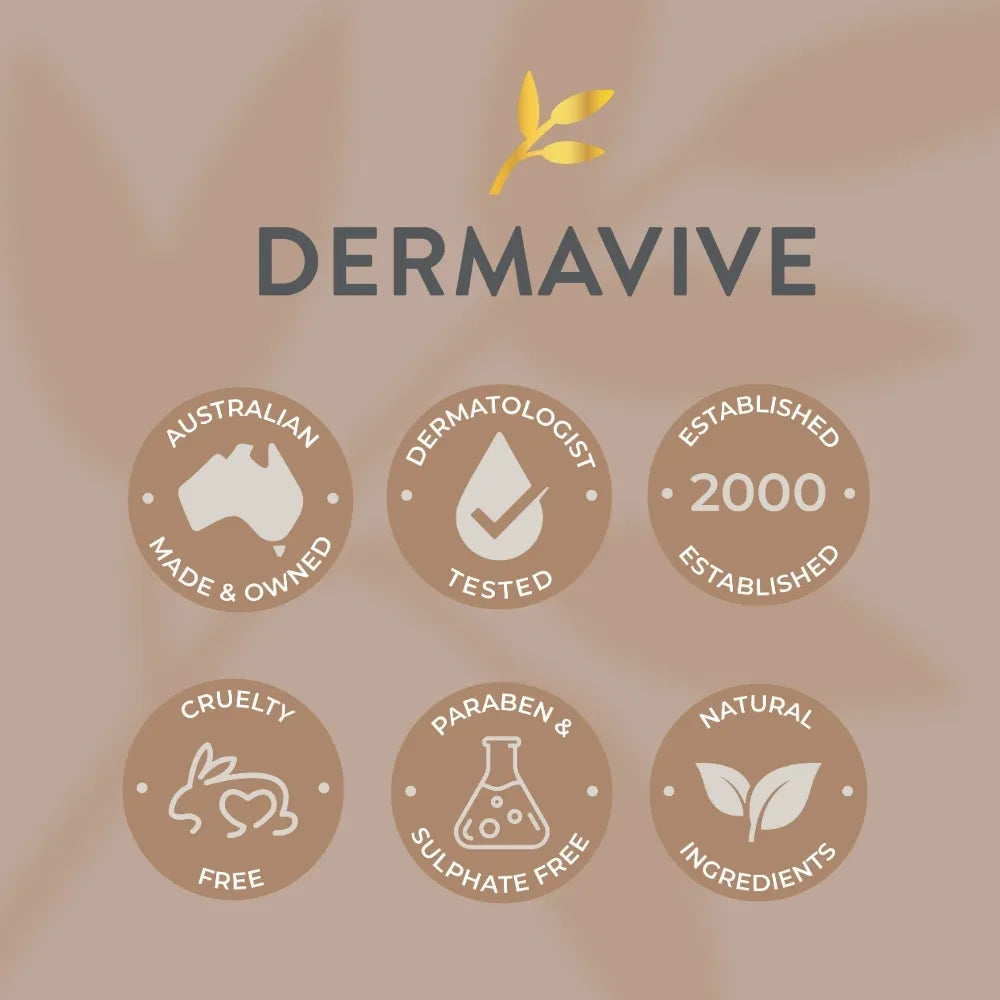  Dermavive Moisturizing Lotion provides deep hydration to keep your skin feeling soft, smooth, and healthy. This lightweight, oil-free formula absorbs quickly and won't clog pores. Perfect for daily use on all skin types.
