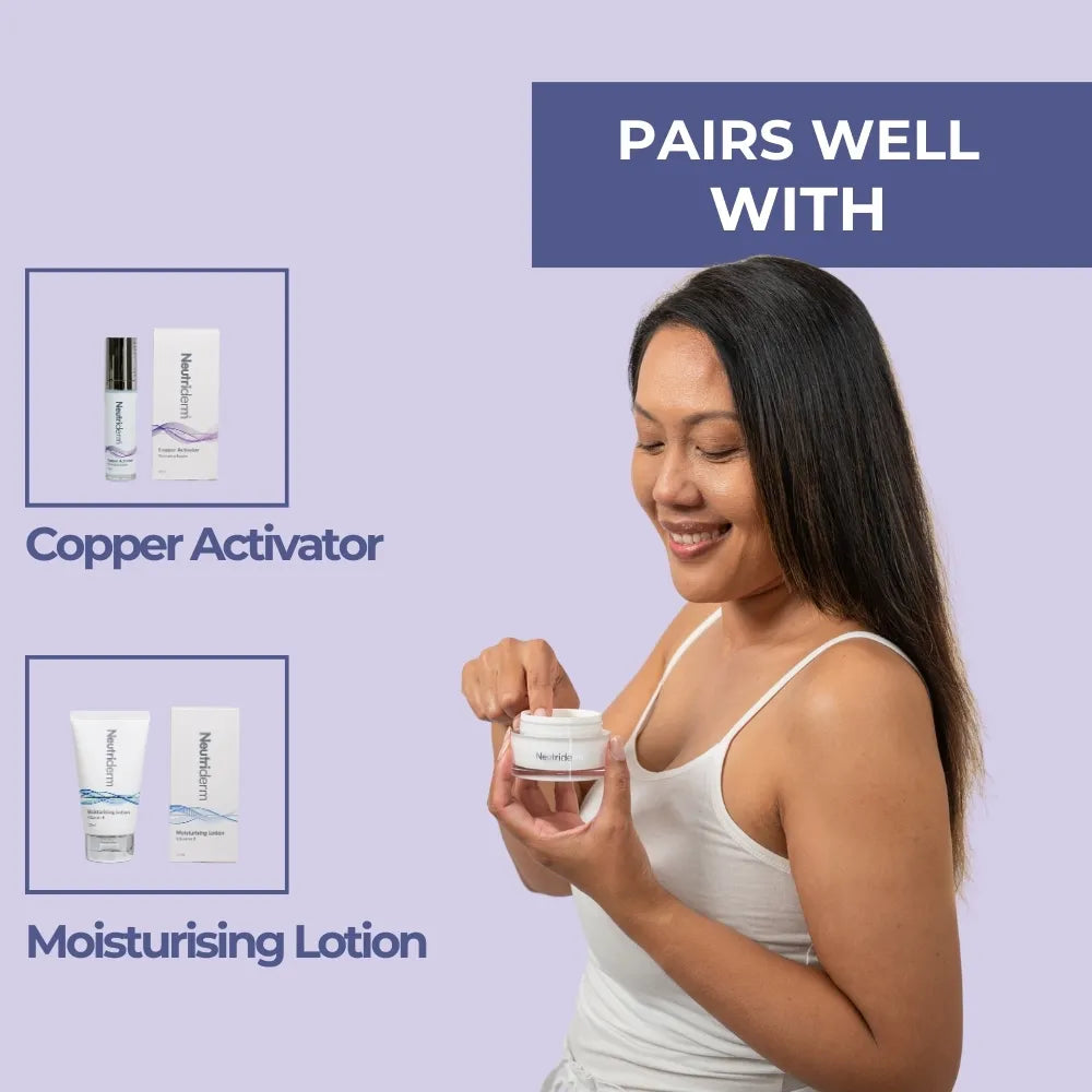  Looking for a facial scrub to brighten and smooth your skin? Neutriderm C Scrub with Vitamin C exfoliates & targets dark spots, revealing a radiant you.