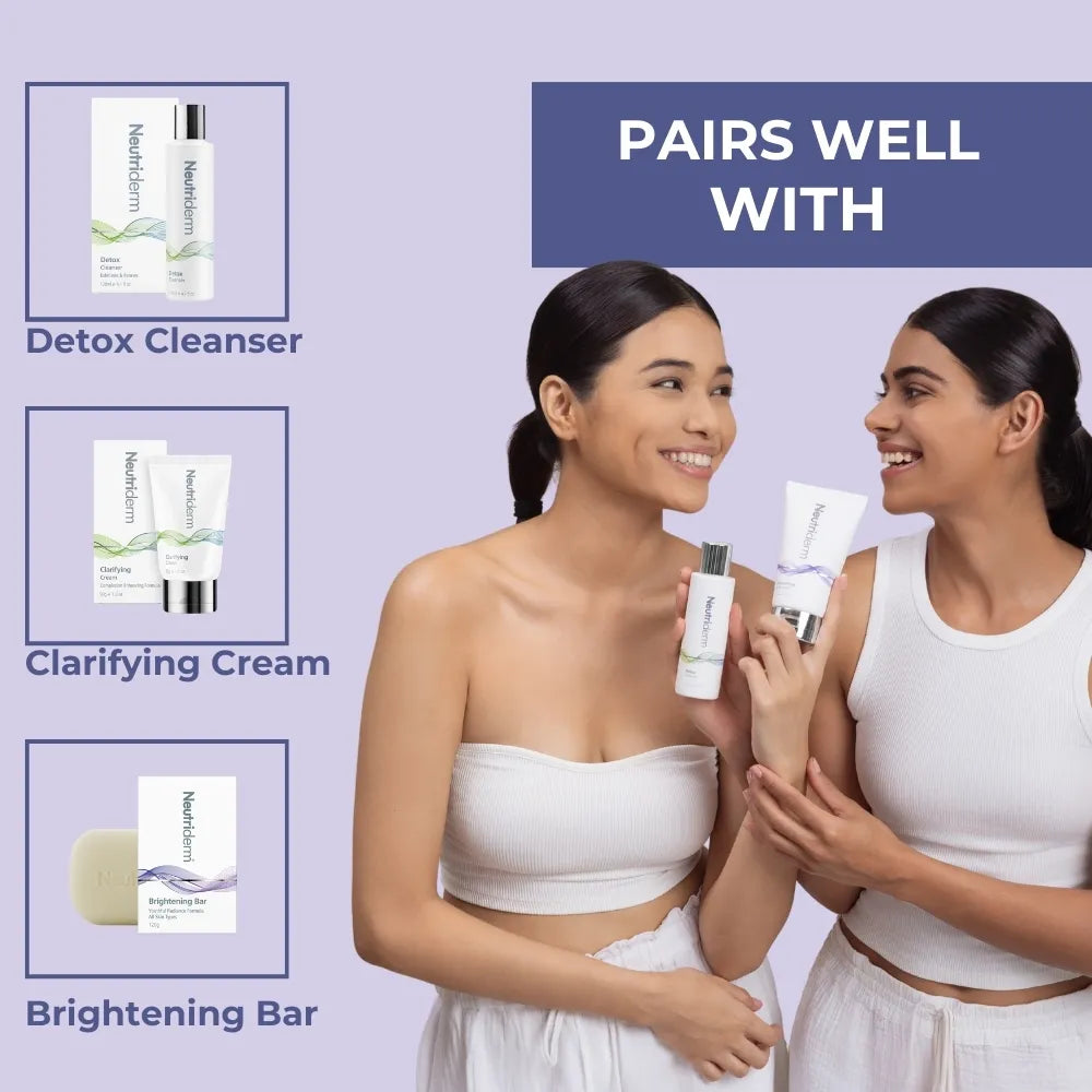  Experience brighter, smoother skin with Neutriderm Illuminating Body Lotion. Our gentle retinol formula reduces dark spots and fine lines, revealing a youthful glow.