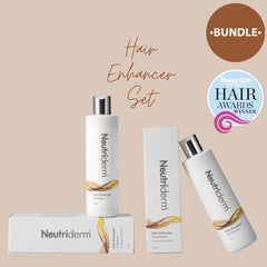  Shop Neutriderm India for the Neutriderm hair enhancer bundle with shampoo & conditioner, designed to boost hair health and reduce hair loss naturally.